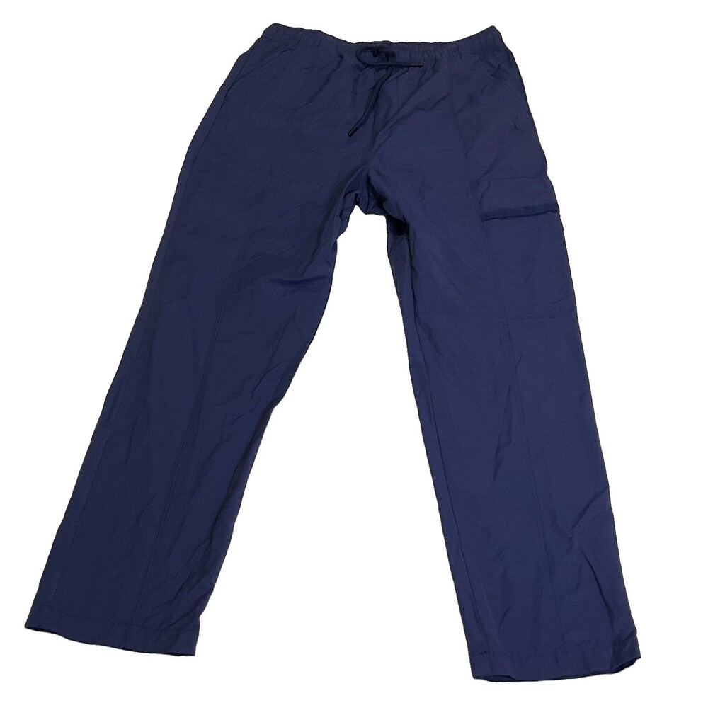 Air Jordan Pants Mens Large Blue Woven Track Cargo Joggers Jumpman FN4539-410